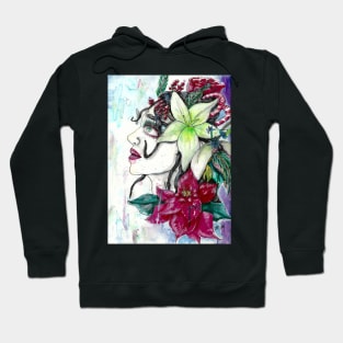 Yuletide Woman Hoodie